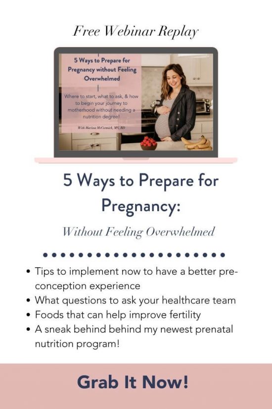 prepare for pregnancy