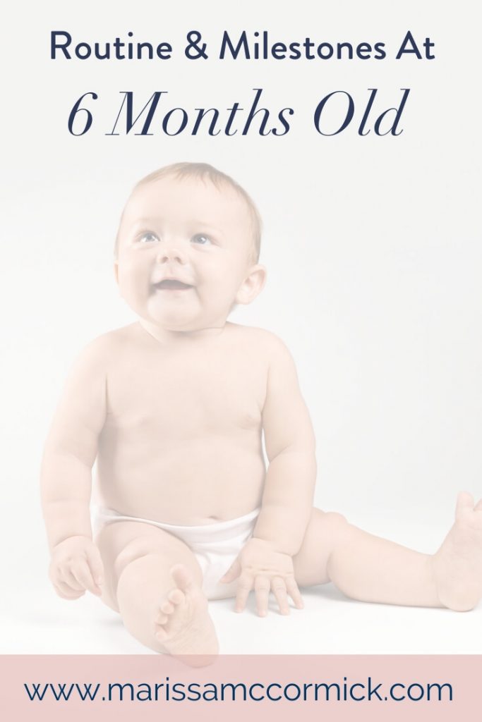 routine for 6 month old baby