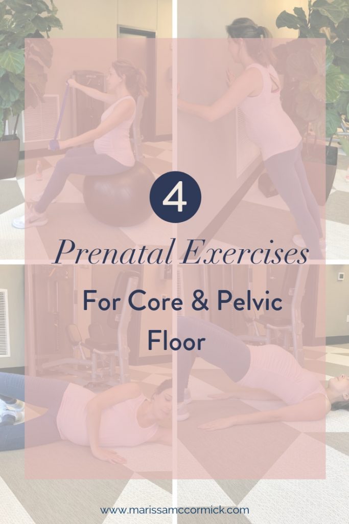 Prenatal core exercises