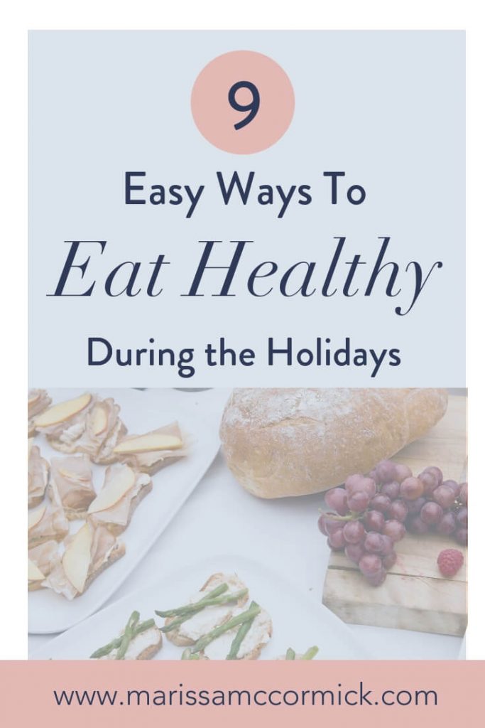 eat healthy during the holidays