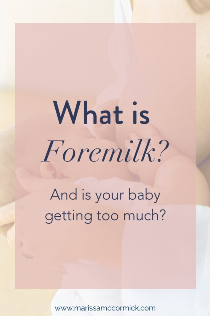 what is foremilk?