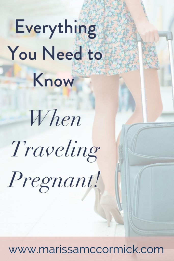 what to pack when traveling pregnant
