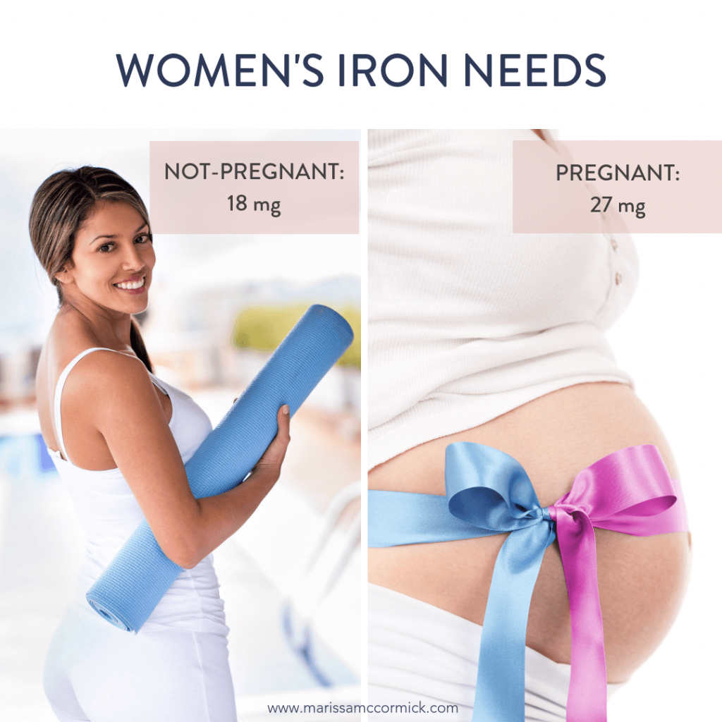 high iron danger pregnancy