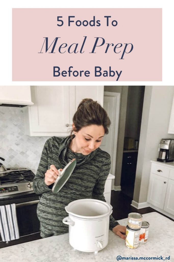 pregnancy meal prep